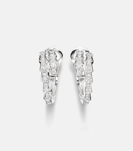 Pendientes Serpenti Viper de oro blanco de 18 ct con diamantes - Bvlgari - Modalova