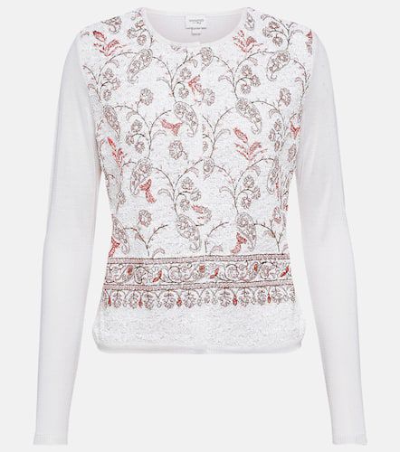 Embroidered cashmere and silk cardigan - Giambattista Valli - Modalova