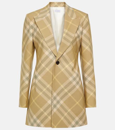 Blazer Check aus Wolle - Burberry - Modalova