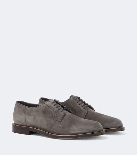 Suede Derby shoes - Brunello Cucinelli - Modalova