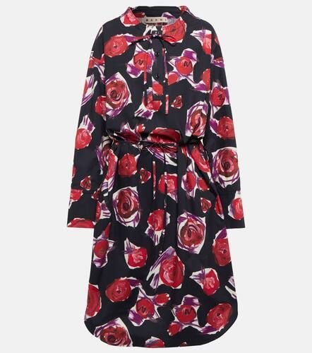 Marni Floral cotton midi dress - Marni - Modalova