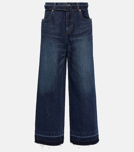 Sacai Jeans anchos con cinturón - Sacai - Modalova