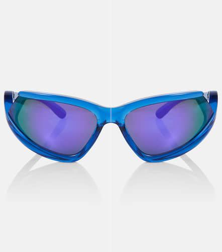 Ovale Sonnenbrille Side Xpander - Balenciaga - Modalova