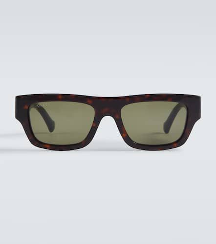 Gucci Eckige Sonnenbrille - Gucci - Modalova