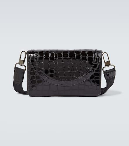 Explorafunk croc-effect patent leather shoulder bag - Christian Louboutin - Modalova