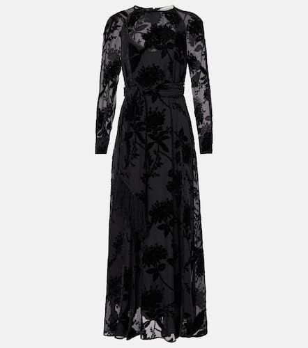 Burnout Sheath floral velvet maxi dress - Zimmermann - Modalova