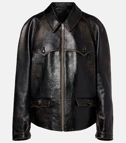 Prada Leather jacket - Prada - Modalova
