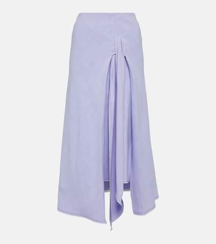 Falda larga asimétrica tie-dye - Victoria Beckham - Modalova