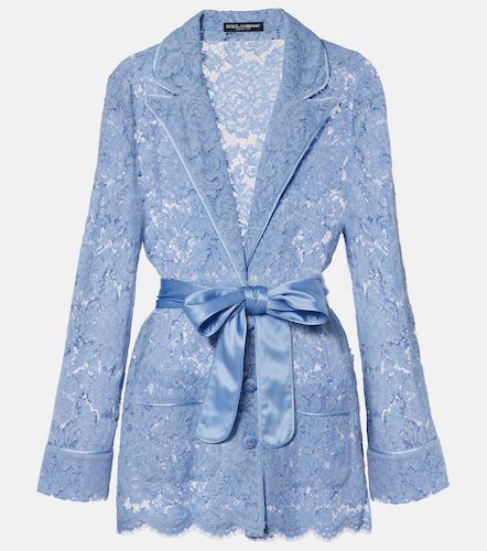 Dolce&Gabbana Belted lace jacket - Dolce&Gabbana - Modalova