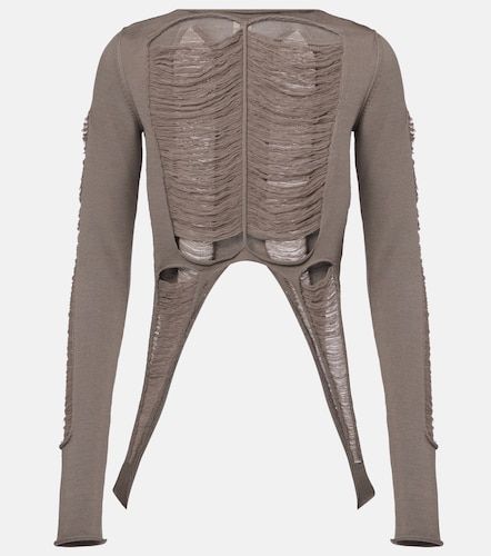 Rick Owens Distressed wool top - Rick Owens - Modalova