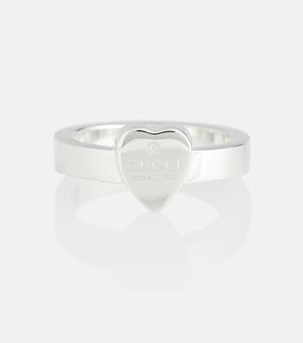 Heart-detail sterling ring - Gucci - Modalova