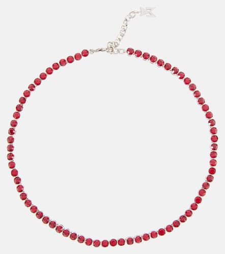 Tennis crystal-embellished necklace - Amina Muaddi - Modalova
