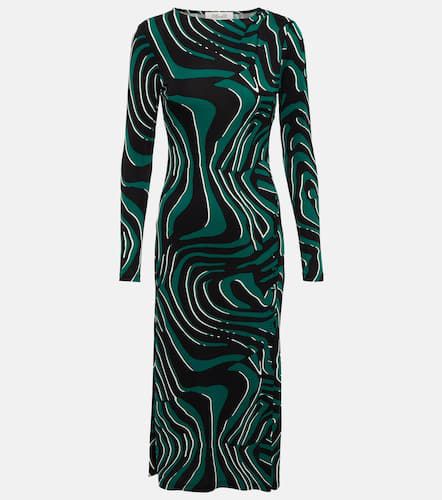 Printed fitted midi dress - Diane von Furstenberg - Modalova