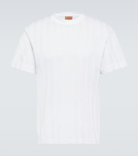 Chevron cotton-blend T-shirt - Missoni - Modalova