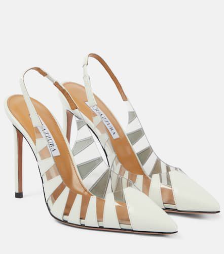 Slingback-Pumps Hot Rumor 105 mit Leder - Aquazzura - Modalova