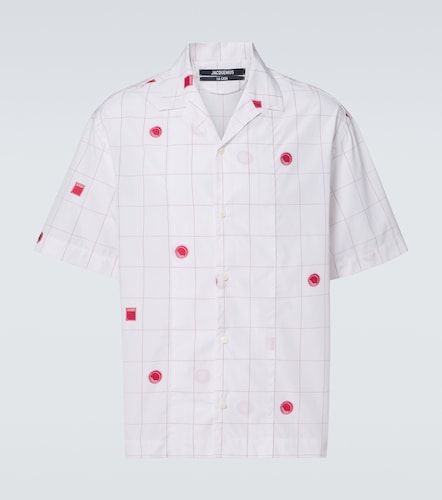 Camisa bowling de algodón en jacquard - Jacquemus - Modalova