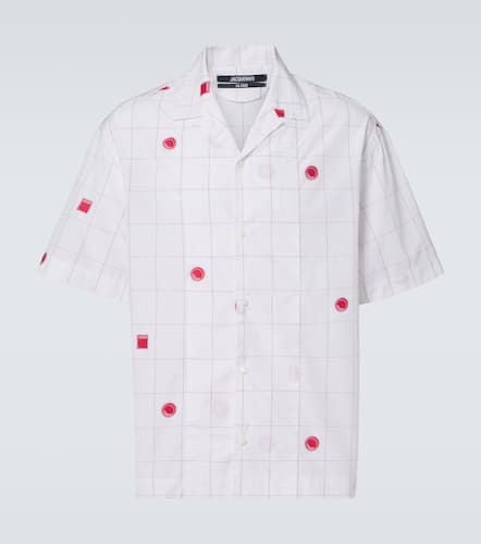 Checked cotton jacquard bowling shirt - Jacquemus - Modalova