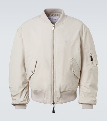 Stamp cotton-blend bomber jacket - Givenchy - Modalova