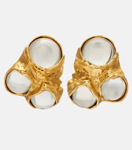 Bubble embellished clip-on earrings - Saint Laurent - Modalova