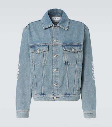 Chaqueta de denim con anagrama - Loewe - Modalova