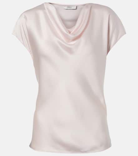 Vince Draped silk satin blouse - Vince - Modalova