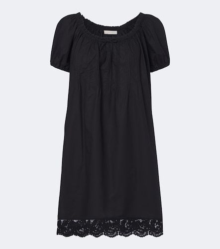 Abito corto Conca in cotone con pizzo - Faithfull - Modalova