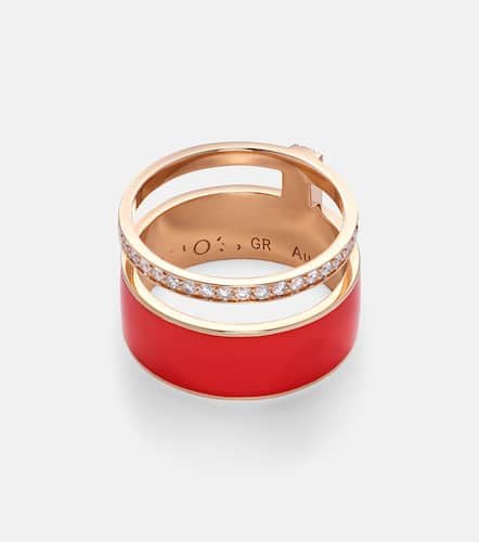 Berbere Chromatic rose gold ring with diamonds - Repossi - Modalova