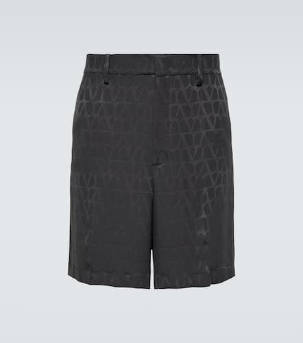 Shorts Toile Iconographe aus Seide - Valentino - Modalova