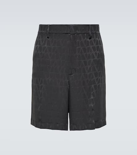 Toile Iconographe silk shorts - Valentino - Modalova