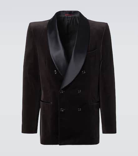 Chaqueta de esmoquin de terciopelo de algodón - Brunello Cucinelli - Modalova