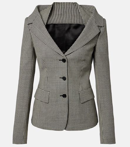 McQueen Blazer a strati a quadretti - McQueen - Modalova