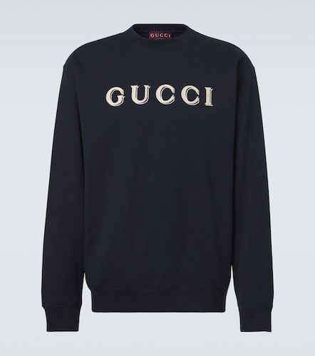 Sudadera de jersey de algodón con logo - Gucci - Modalova