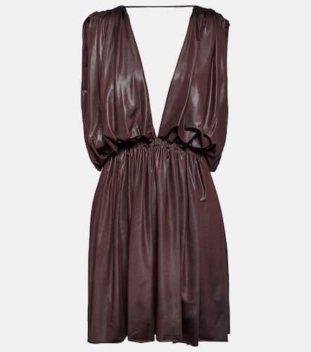 Lilies pleated jersey minidress - Rick Owens - Modalova