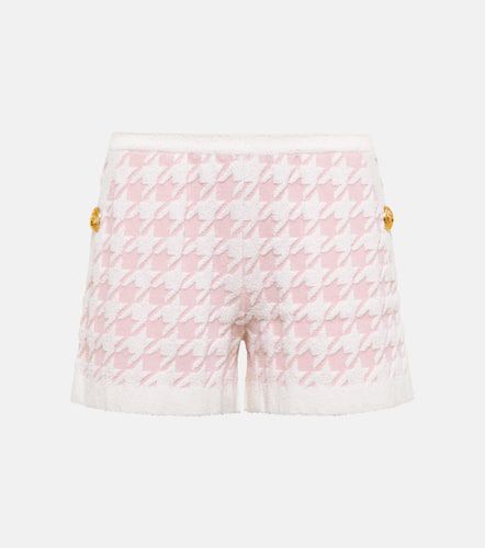 Balmain Houndstooth low-rise shorts - Balmain - Modalova