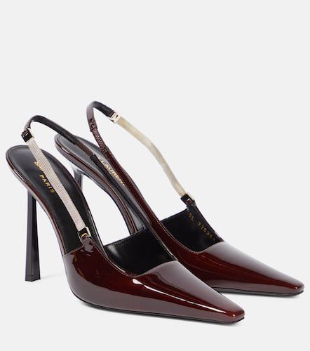 Pumps slingback Blake 110 in vernice - Saint Laurent - Modalova