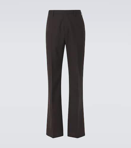 Pantalones flared de lana - Dries Van Noten - Modalova