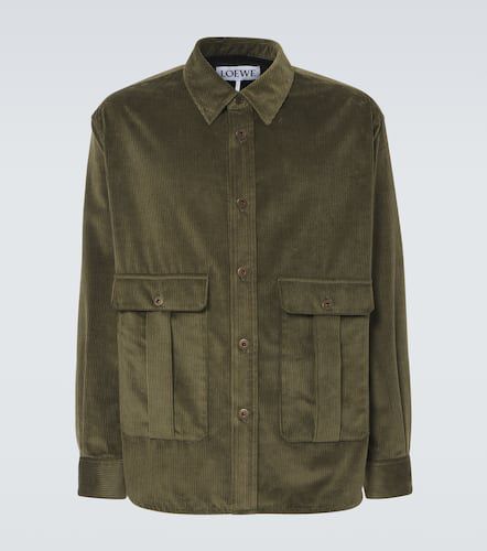 Cotton and cashmere corduroy overshirt - Loewe - Modalova