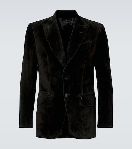 Tom Ford Blazer aus Veloursleder - Tom Ford - Modalova