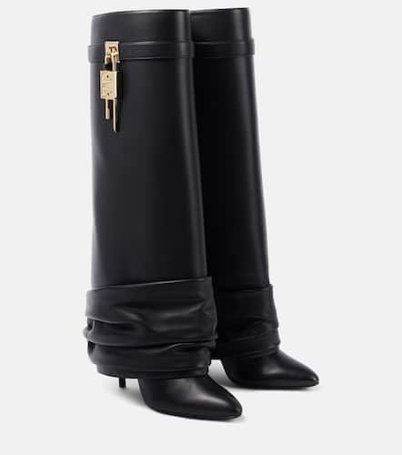 Stiefel Shark Lock Stiletto aus Leder - Givenchy - Modalova