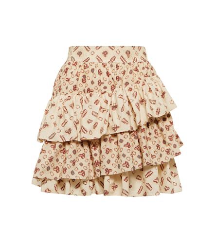 Aminta printed cotton miniskirt - Ulla Johnson - Modalova