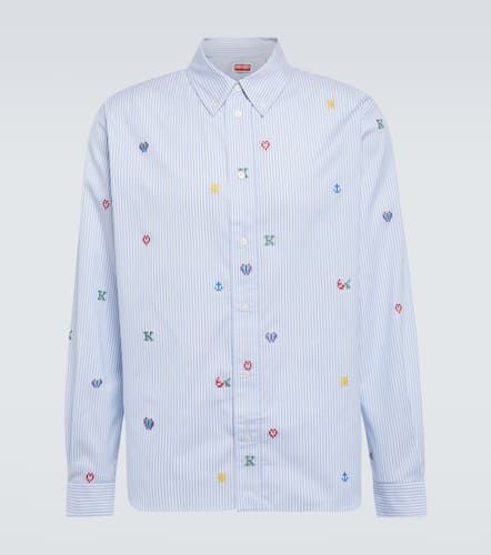 Kenzo Pixel striped cotton shirt - Kenzo - Modalova