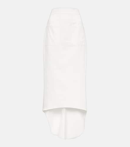 Prada Asymmetric cotton midi skirt - Prada - Modalova