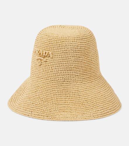 Prada Logo crochet hat - Prada - Modalova
