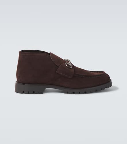 Desert Boots Horsebit aus Veloursleder - Gucci - Modalova