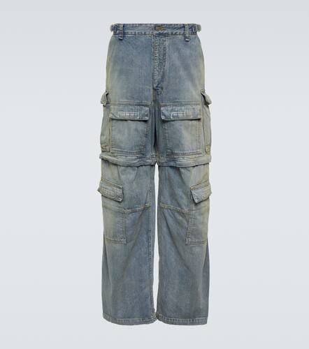 Jeans cargo anchos de tiro medio - Balenciaga - Modalova