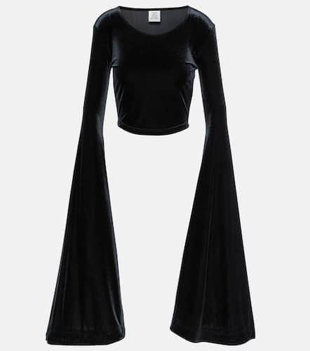 Vetements Cropped-Top aus Samt - Vetements - Modalova