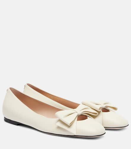 Ballerine in pelle con fiocco - Valentino Garavani - Modalova