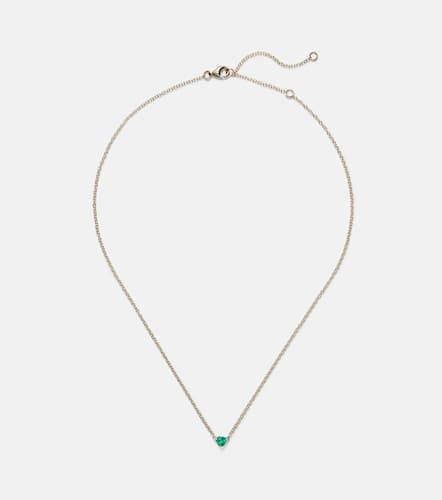 Baby Heart 18kt yellow necklace with emerald - Shay Jewelry - Modalova