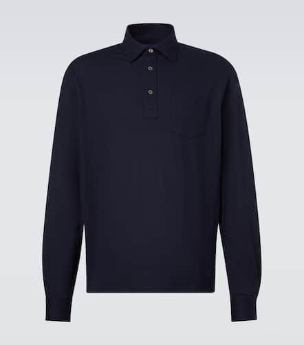 Cotton and cashmere polo shirt - Ralph Lauren Purple Label - Modalova