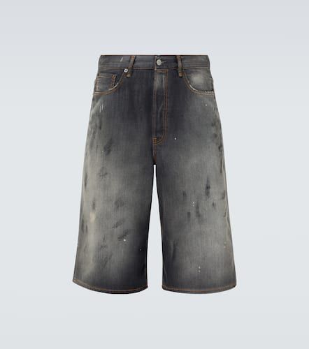 Distressed denim shorts - Acne Studios - Modalova